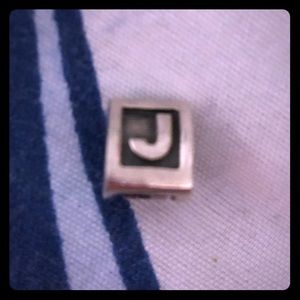 Pandora J charm